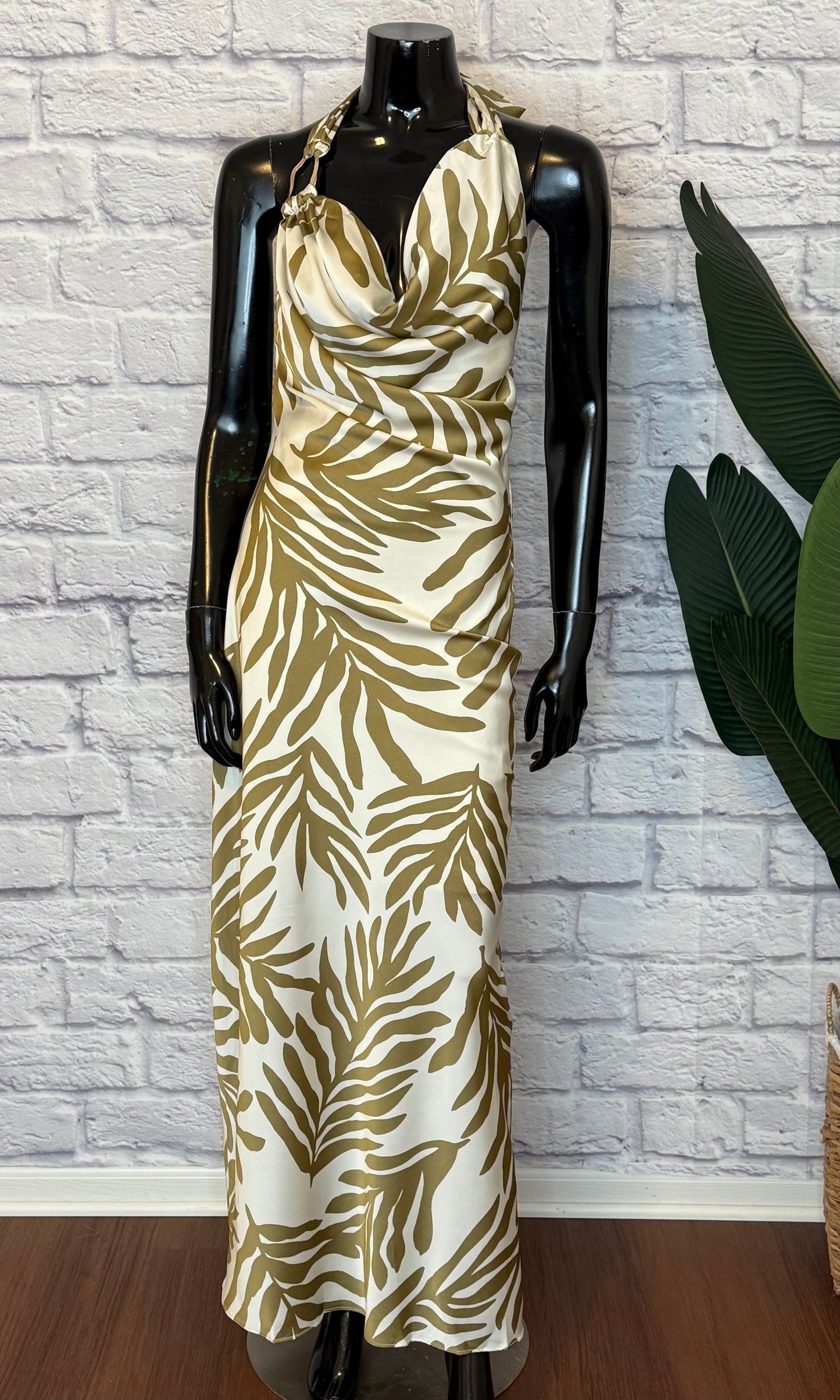 Olive Branch Maxi Dress