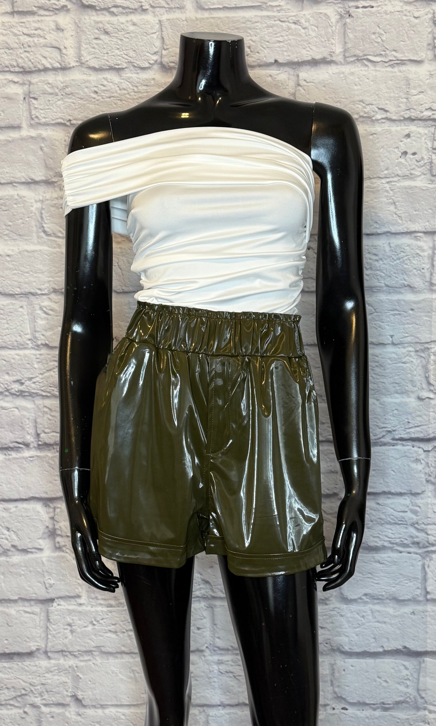 Polished Paperbag Shorts