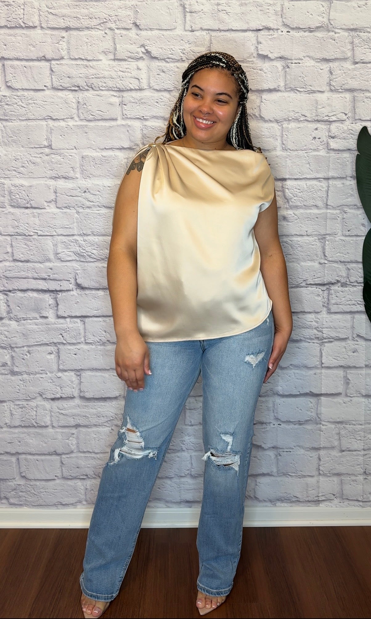 Champagne Mood Top