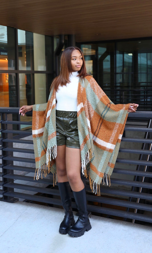Falling For Plaid Wrap