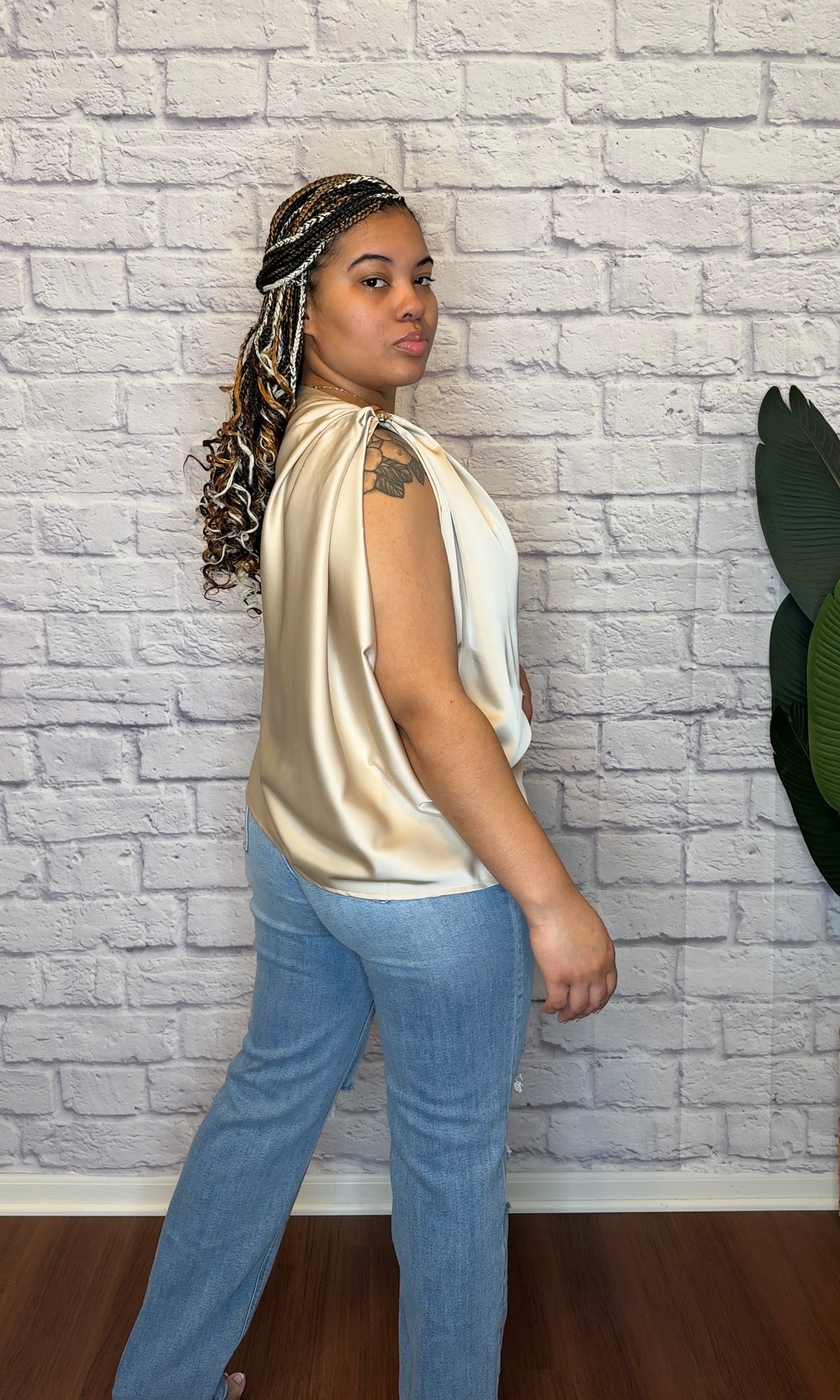 Champagne Mood Top