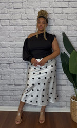 Playful Poise Midi Skirt • Curve