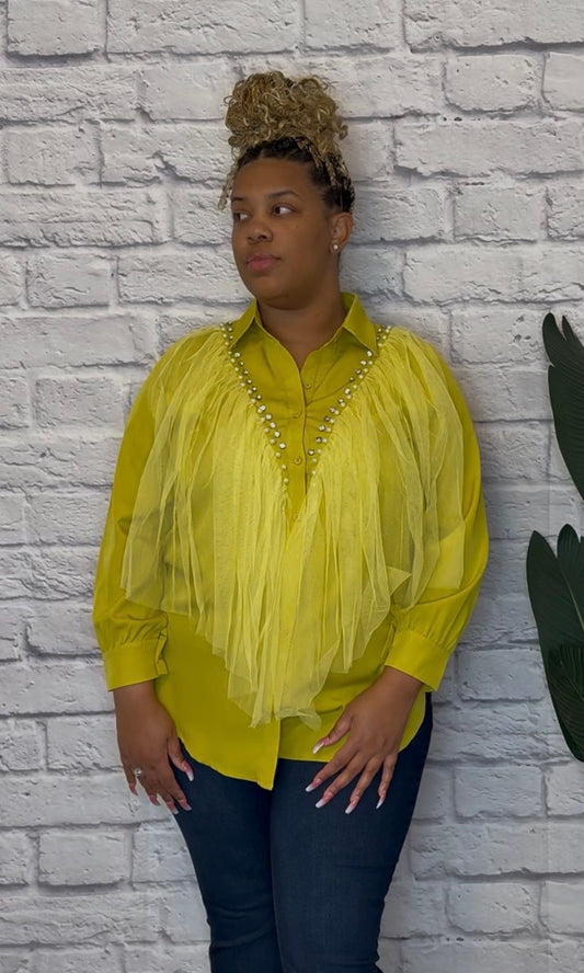 Feminine Frame Blouse • Curve